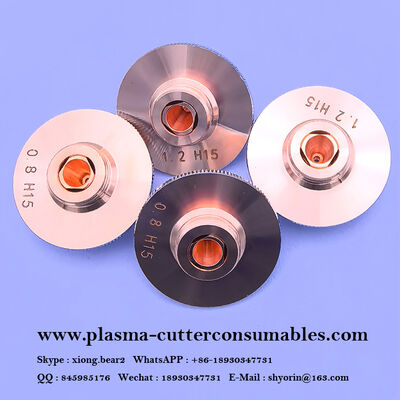 D28 M11 Nozzolo di taglio laser singolo doppio strato di rame resistente alla corrosione per WSX Han's Hongshan Laser Head